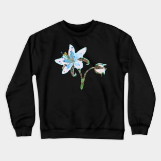 Blue Silent Princess Crewneck Sweatshirt